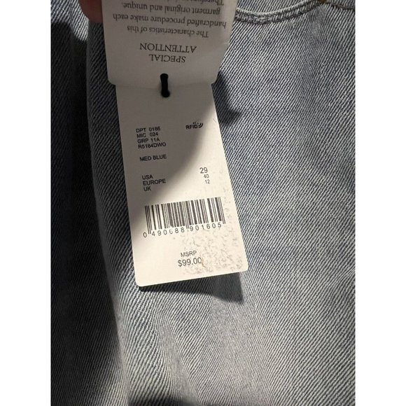 A Loves A High Rise Wide Leg Women’s Jeans Size 29 NWT - Picture 4 of 6